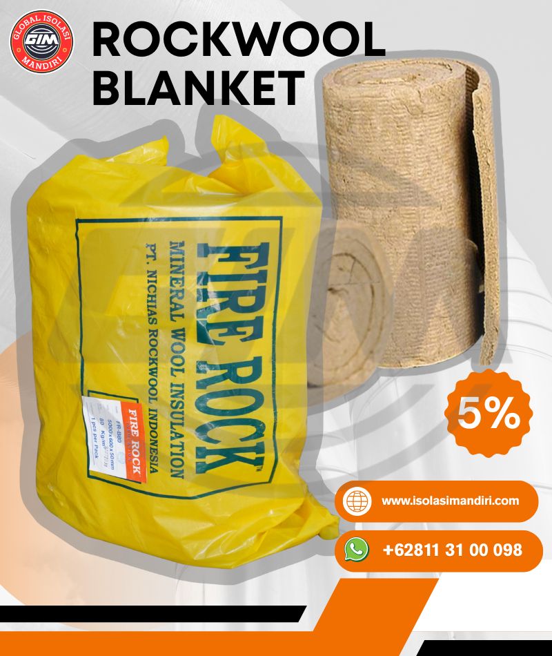Rockwool Blanket Firerock D60