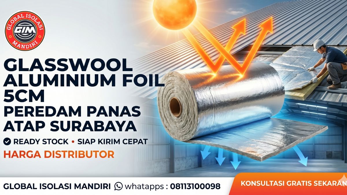 Glasswool Aluminium Foil Surabaya