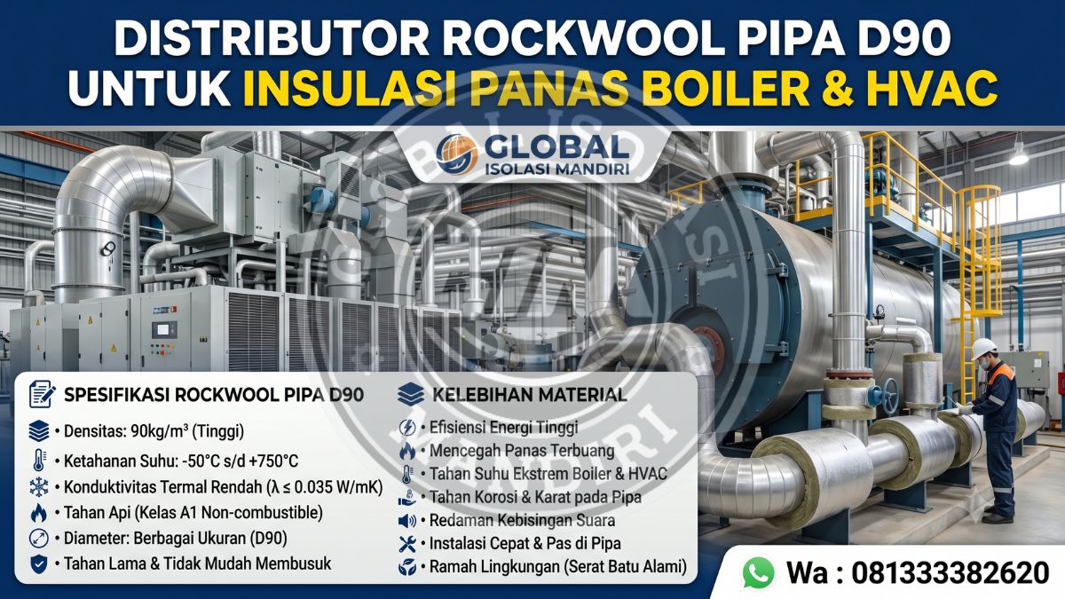 Harga Rockwool Pipa Peredam