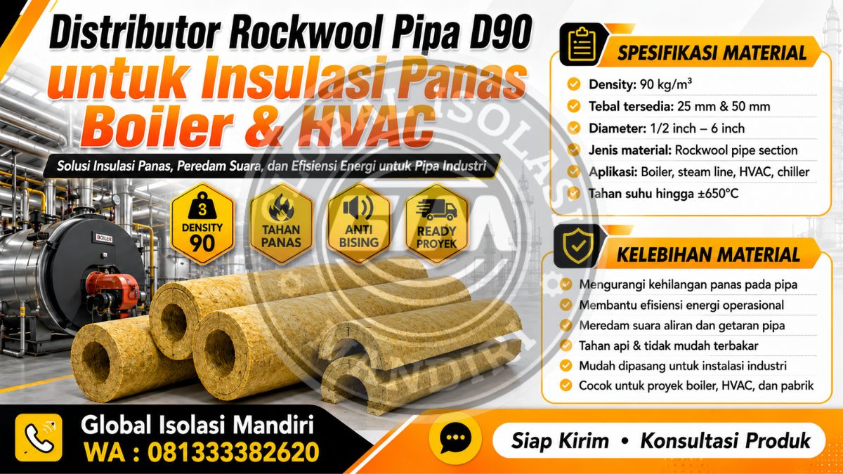 Supplier Rockwool Pipa Peredam